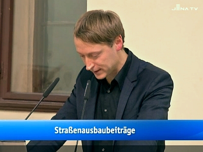 JEZT - Ausschnitt aus dem Livestream der Stadt Jena - Uebertragung der Stadtratssitzung 2015-01-28 - Bildausschnitt © JenaTV