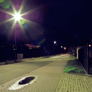 LED Strassenbeleuchtung in der Pruessingstrasse in Jena - Foto  © Stadt Jena KSJ Vitzthum