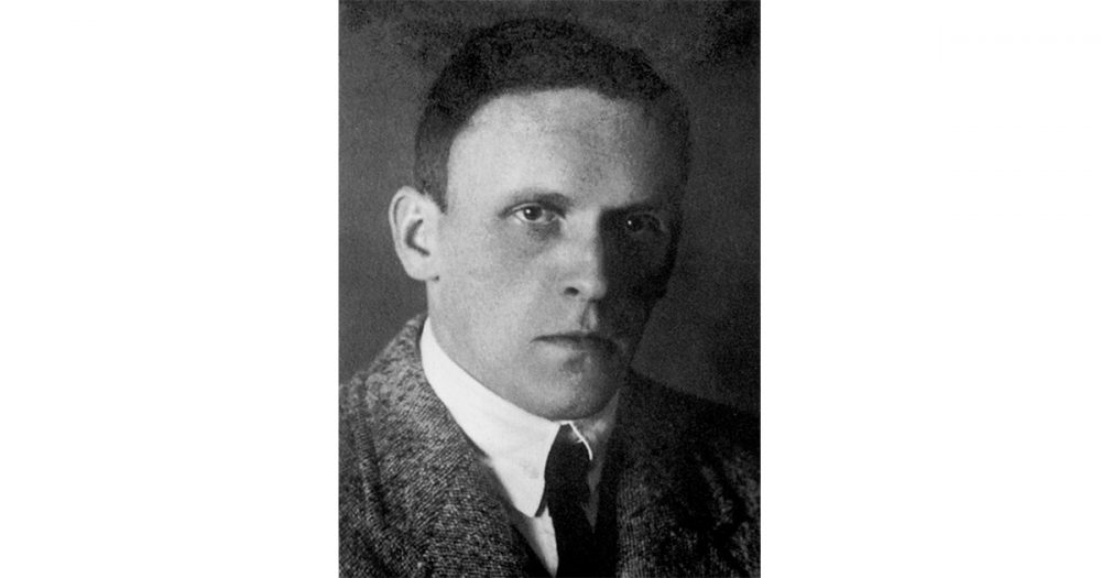 Portraitfoto von Walter Dexel aus dem Jahr 1915