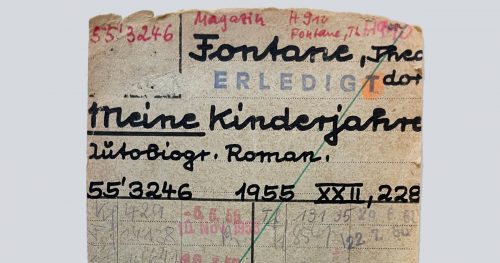 Buchkarte der EAB Jena in den 50er Jahren
