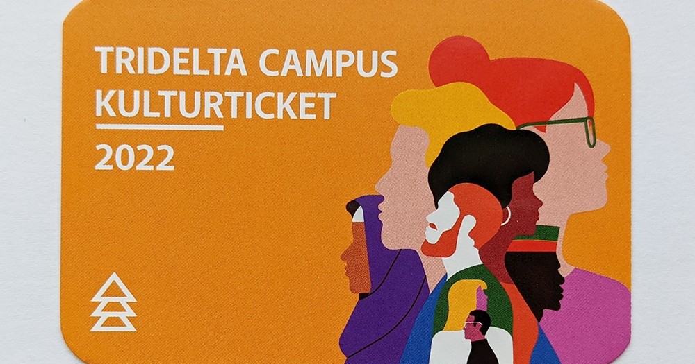 Tridelta Campus Kulturticket mit Abbildung multikultureller Personen darauf