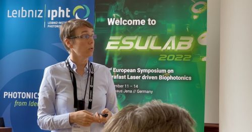 Präsentation auf der ESULab 2022 im Volkshaus Jena