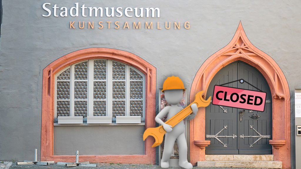 Kunstsammlung und Stadtmuseum Jena geschlossen