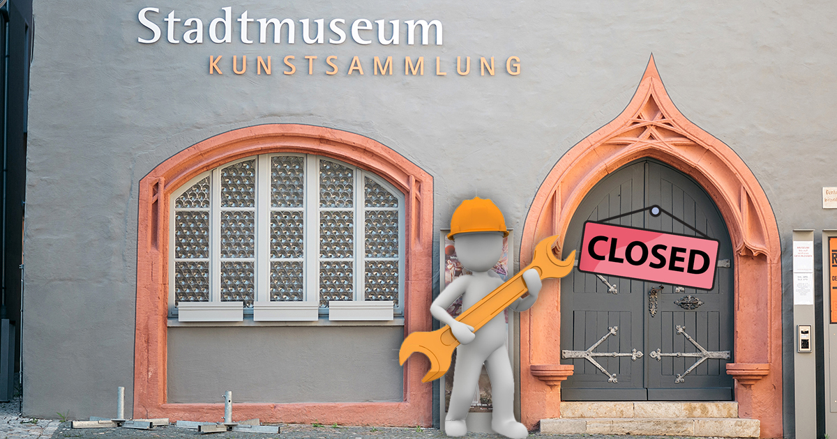 Kunstsammlung und Stadtmuseum Jena geschlossen
