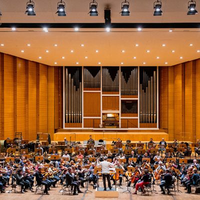 Probe der Jenaer Philharmonie für das Jubiläumskonzert im Stadttheater Chemnitz