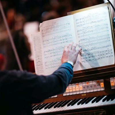 Probe der Jenaer Philharmonie für das Jubiläumskonzert im Volkshaus Jena