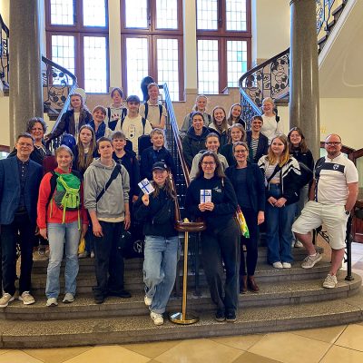 JSO und Austauschgäste aus Oulu zu Besuch bei der Jenaer Philharmonie im Volkshaus Jena