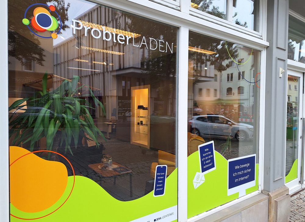 Probieladen Schaufenster
