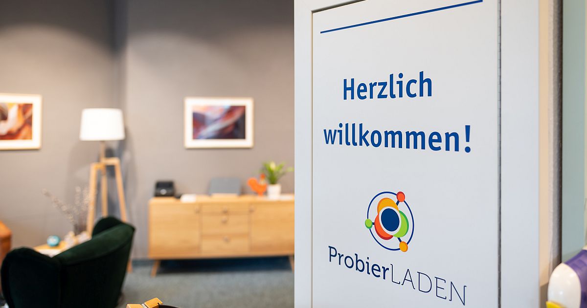 Der ProbierLaden der vhs am Engelplatz in Jena