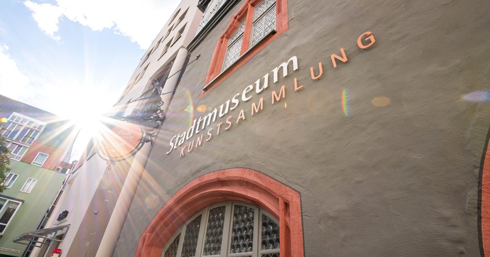 Außenansicht der "Göhre" mit Kunstsammlung und Stadtmuseum Jena