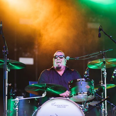 Babayaga bei der Kulturarena 2024, am Schlagzeug Martin Hädrich