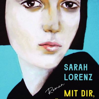 Buchcover mit einem gemalten Gesicht einer Frau