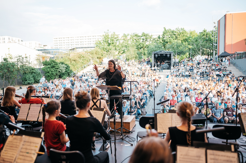 Arena Ouvertüre, Musik- und Kunstschule Jena, Blick auf das Publikum