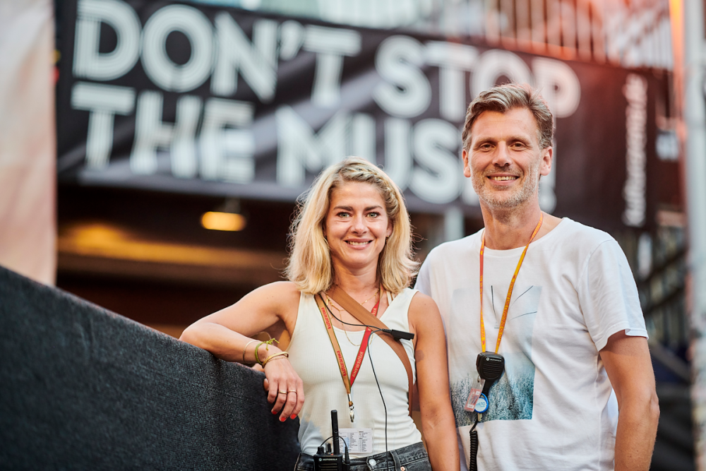 Anna und Kristjan bei der Kulturarena