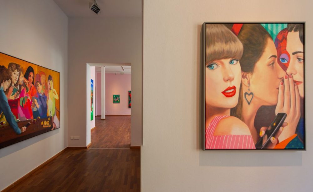 Einblick in die Ausstellung von Zohar Fraiman in der Kunstsammlung Jena