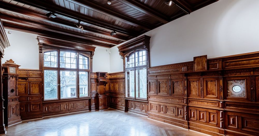 Blick in den Salon der Villa Rosenthal
