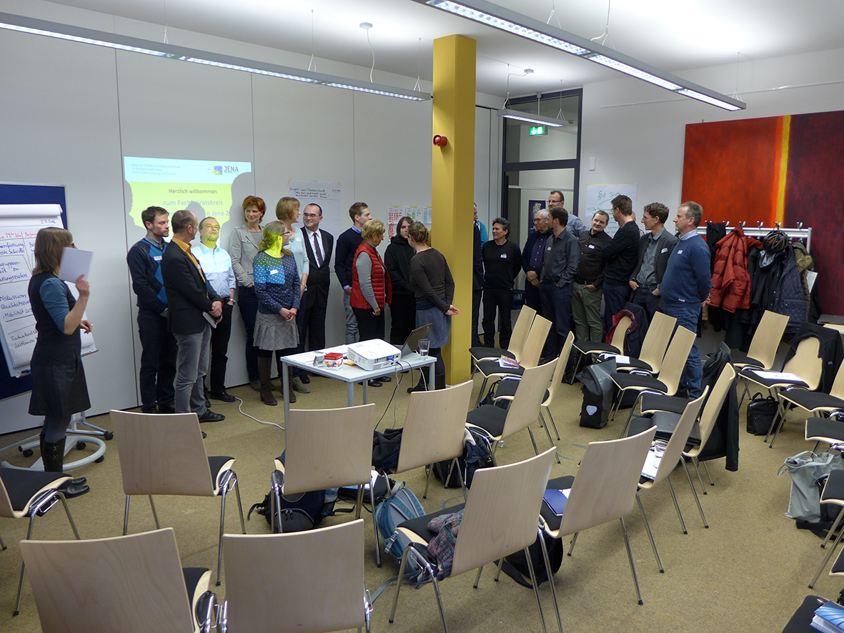 Bild Facharbeitskreis Leitlinien Mobilität in Jena, Veranstaltung am 2.3.16