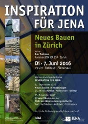 Plakat Neues Bauen in Zürich