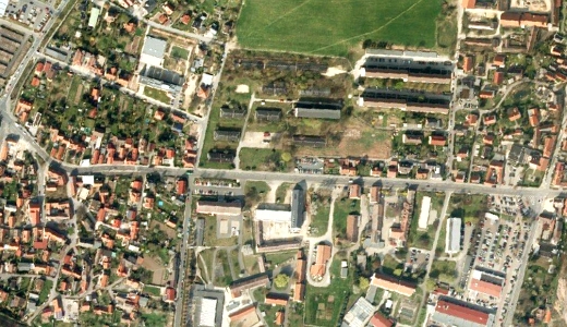 JEZT - Luftbild der Naumburger Strasse in Loebstedt und Zwaetzen - Abbildung © Stadt Jena KSJ