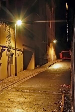 LED-Straßenbeleuchtung in der Johann-Friedrich-Straße - Foto © Stadt Jena KSJ Vitzthum