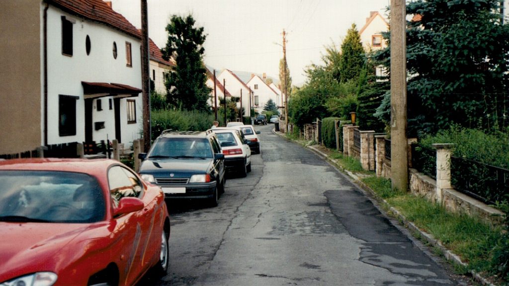 Die Julius-Schaxel-Straße im Jahre 1997